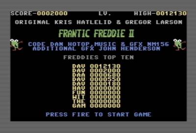Frantic Freddie II C64